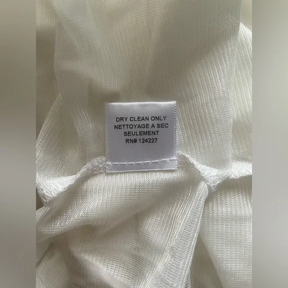 New Tbagslosangeles Women White Maxi Long Dress Size Medium - Picture 14 of 14